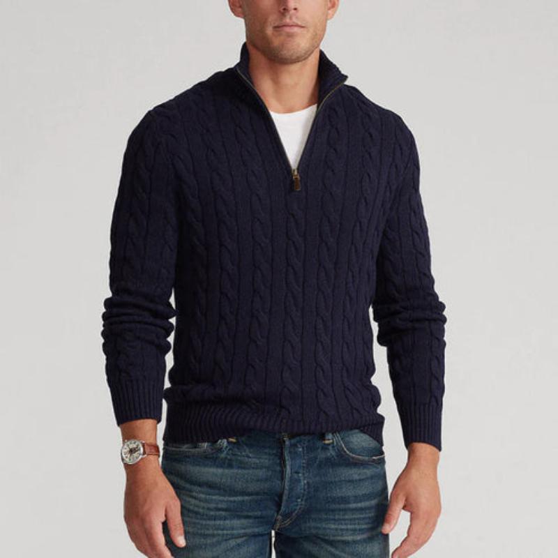 Castello | Old Money Half Zip Quarter Sweater